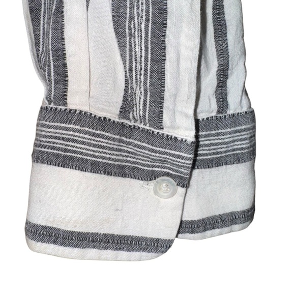 VANESSA BRUNO Blue Stripe 100% Cotton Button-Up Shirt EU 38 US Size M/6 - Picture 6 of 13